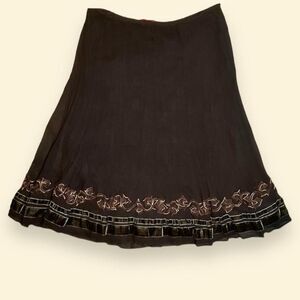 Unique Gianni-bini Brown Skirt